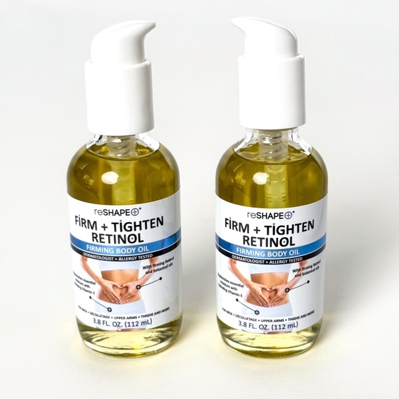 NEW (2) reSHAPE+ Firming Body Oil – Firm + Tighten with Retinol – 3.8 fl oz Each - Picture 1 of 6
